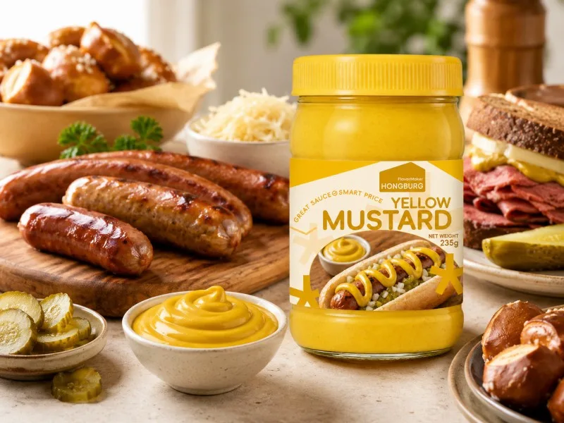 Anlann Mustard Buí Saibhir Clasaiceach