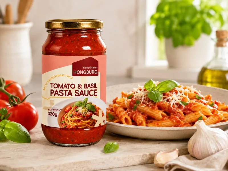 Anlann Pasta Marinara Trátaí Clasaiceach le haghaidh Miasa Pasta