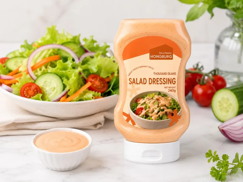 Cóiriú Sailéad Míle Oileán Tangy Creamy