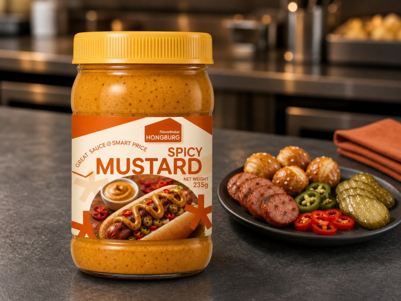 Anlann Mustard Spíosrach Tiubh Blasta